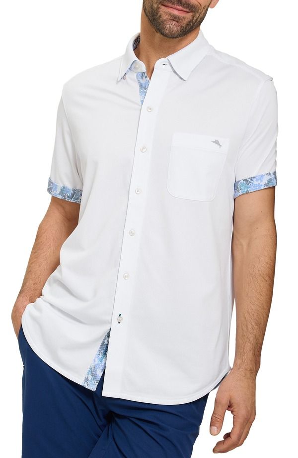 トッミーバハマ メンズ トップス シャツ Tommy Bahama San Lucio Valega Happy Hour IslandZone Short Sleeve ButtonUp Shirt