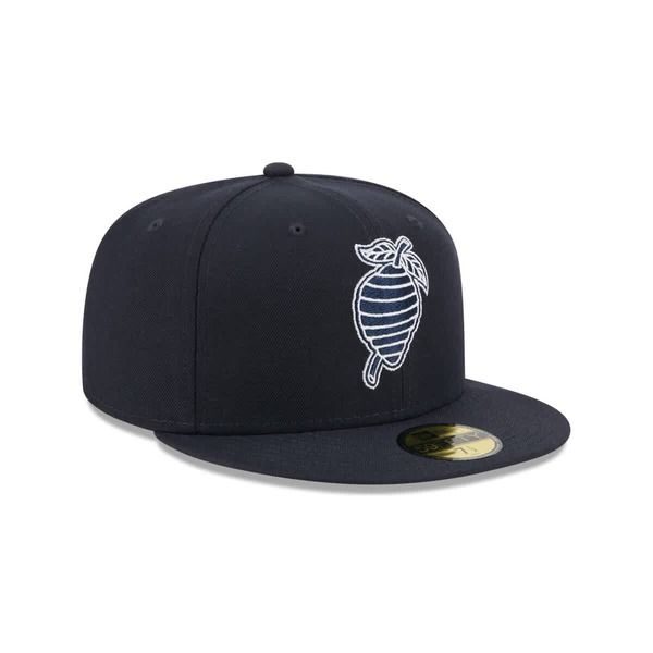 ニューエラ メンズ アクセサリー 帽子 MensNew Era Navy Charlotte Knights Theme Nights 59FIFTY Fitted Hat Navy ネイビー