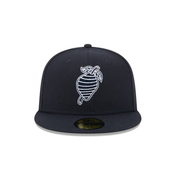 ニューエラ メンズ アクセサリー 帽子 MensNew Era Navy Charlotte Knights Theme Nights 59FIFTY Fitted Hat Navy ネイビー