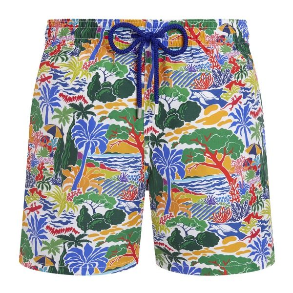ヴィルブレクイン メンズ 水着 ハーフパンツ・ショーツ ショートパンツ Vilebrequin Men Swim Shortseaside Life White ホワイト