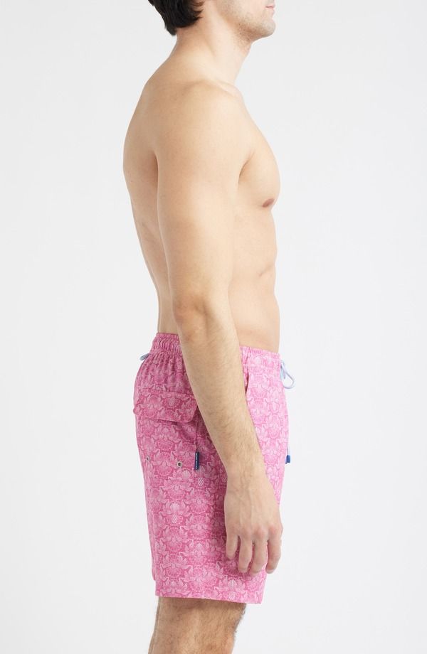 ピーター・ミラー メンズ 水着 ハーフパンツ・ショーツ Peter Millar Pina Colada Swim Trunks Pink Ruby ピンク