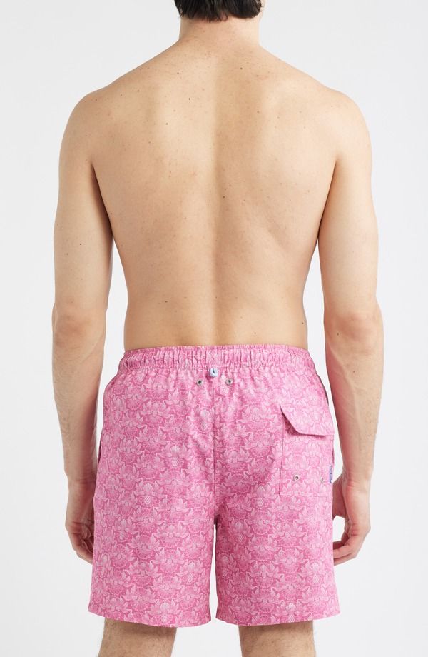 ピーター・ミラー メンズ 水着 ハーフパンツ・ショーツ Peter Millar Pina Colada Swim Trunks Pink Ruby ピンク