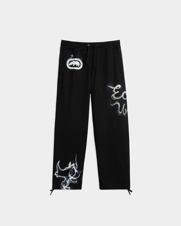 エコー メンズ ボトムス カジュアルパンツ ジョガーパンツ ECKO Blowing Smoke Joggers Black ブラック