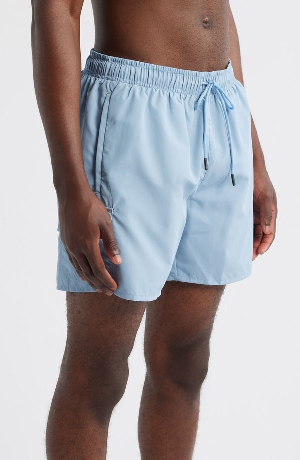 ボス メンズ 水着 ハーフパンツ・ショーツ BOSS Dive Swim Trunks Open Blue ブルー