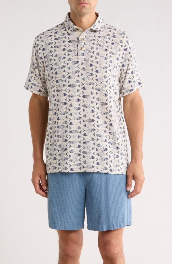 トッミーバハマ メンズ トップス ポロシャツ Tommy Bahama Sardina Soire Polo Natural