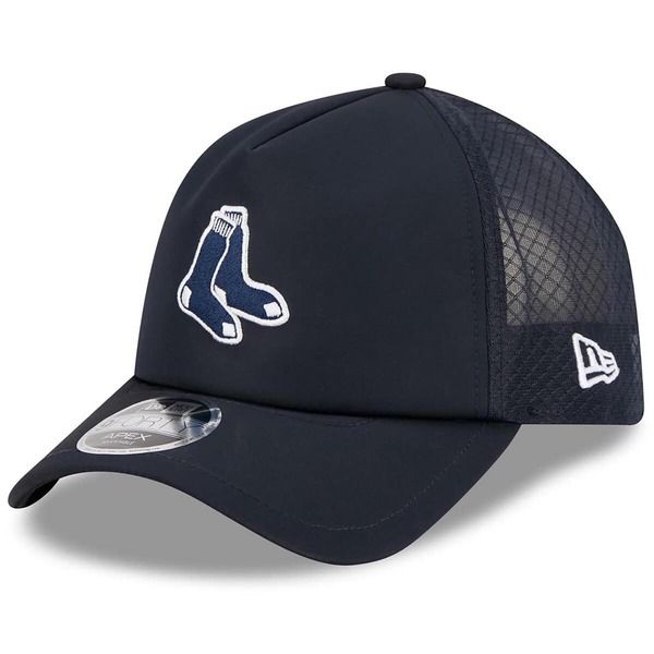 ニューエラ メンズ アクセサリー 帽子 Mens New Era Navy Boston Red Sox 2026 Batting Practice Alternate Apex 9FORTY Adj