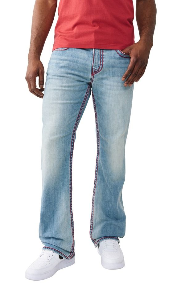 トゥルーレリジョン メンズ ボトムス デニムパンツ ブーツカット ブーツ ジーンズ True Religion Billy Super T Bootcut Jeans Party Pulse Medi