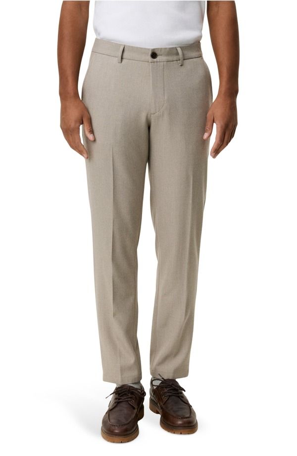 レ ドゥ メンズ ボトムス カジュアルパンツ レギュラーフィット Les Deux Como Regular Fit Flat Front Dress Pants Laurel Oak Sand サン