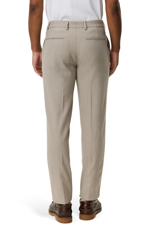 レ ドゥ メンズ ボトムス カジュアルパンツ レギュラーフィット Les Deux Como Regular Fit Flat Front Dress Pants Laurel Oak Sand サン