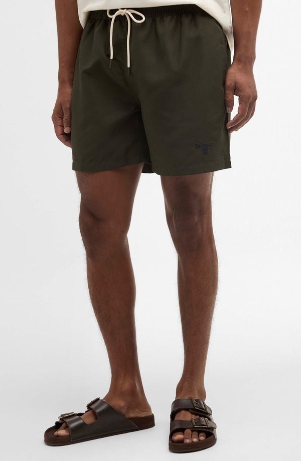 バブアー メンズ 水着 ハーフパンツ・ショーツ Barbour Watereactive Tartan Swim Trunks Olive オリーブ