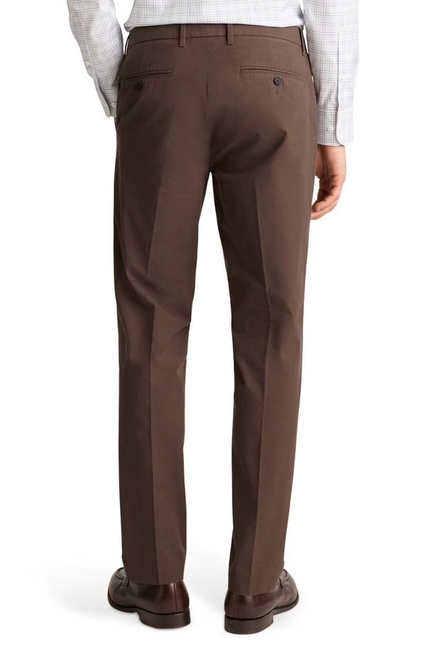 ボノボス メンズ ボトムス カジュアルパンツ スリムフィット Bonobos Weekday Warrior Slim Fit Glen Check Dress Pants Tuesday Brown