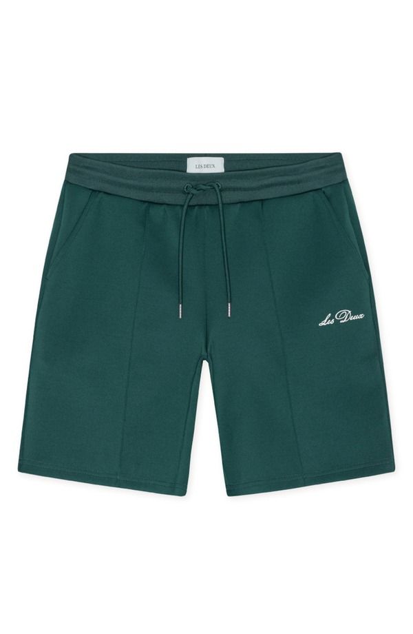 レ ドゥ メンズ ボトムス ハーフパンツ・ショーツ ショートパンツ Les Deux Ballier Crew Track Shortsea Moss Green グリーン