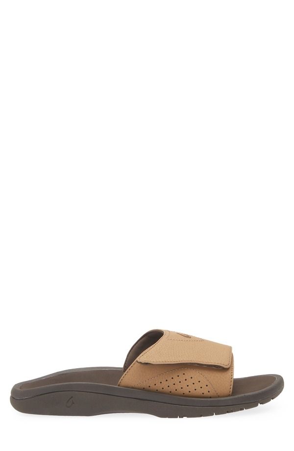 オルカイ メンズ シューズ サンダル OluKai Nalu Slide Sandal Tan Dark Java タン