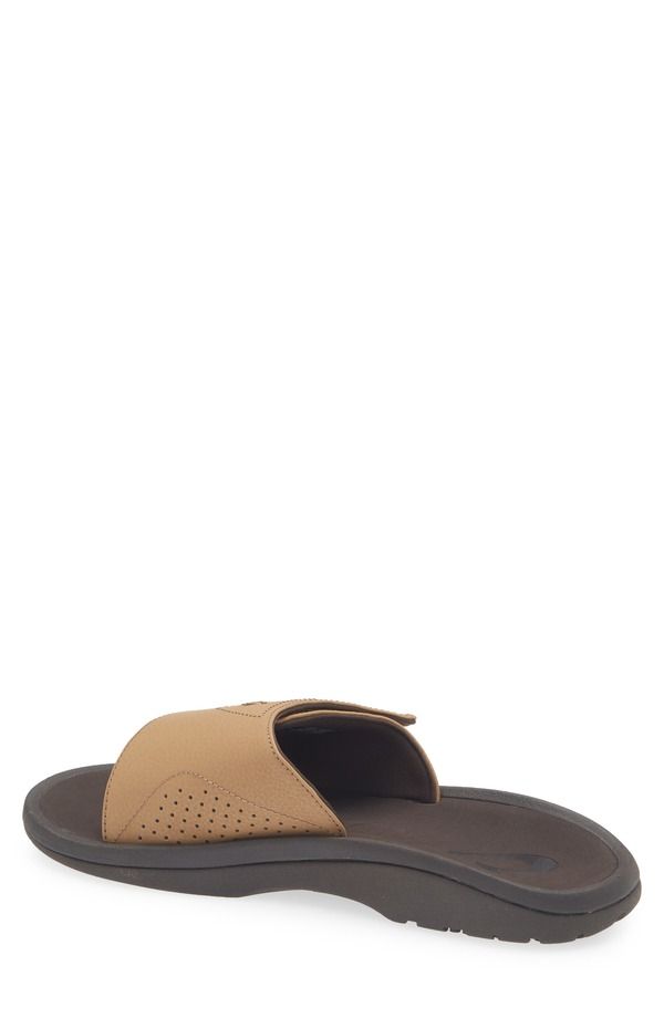 オルカイ メンズ シューズ サンダル OluKai Nalu Slide Sandal Tan Dark Java タン