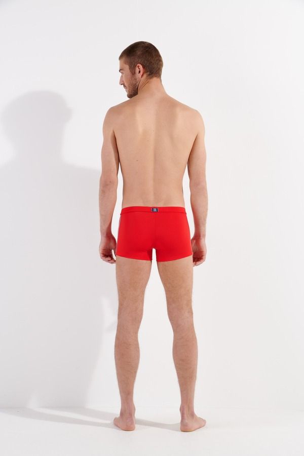 ホム メンズ 水着 ハーフパンツ・ショーツ ショートパンツ HOM Nautical Cup Swim Shorts Red レッド