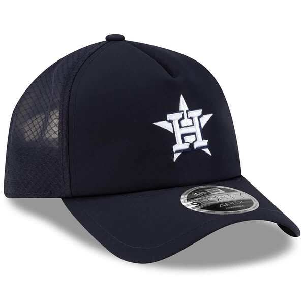 ニューエラ メンズ アクセサリー 帽子 Mens New Era Navy Houston Astros 2026 Batting Practice Apex 9FORTY Adjustable Tr