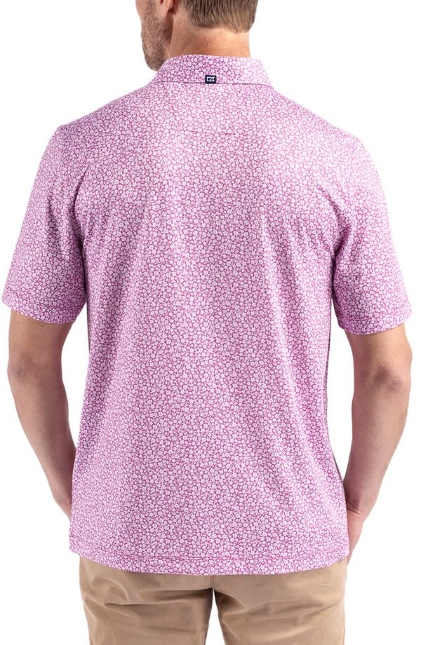 カッターアンドバック メンズ トップス ポロシャツ プリント Cutter Buck Pike Flora Print Polo Gelato