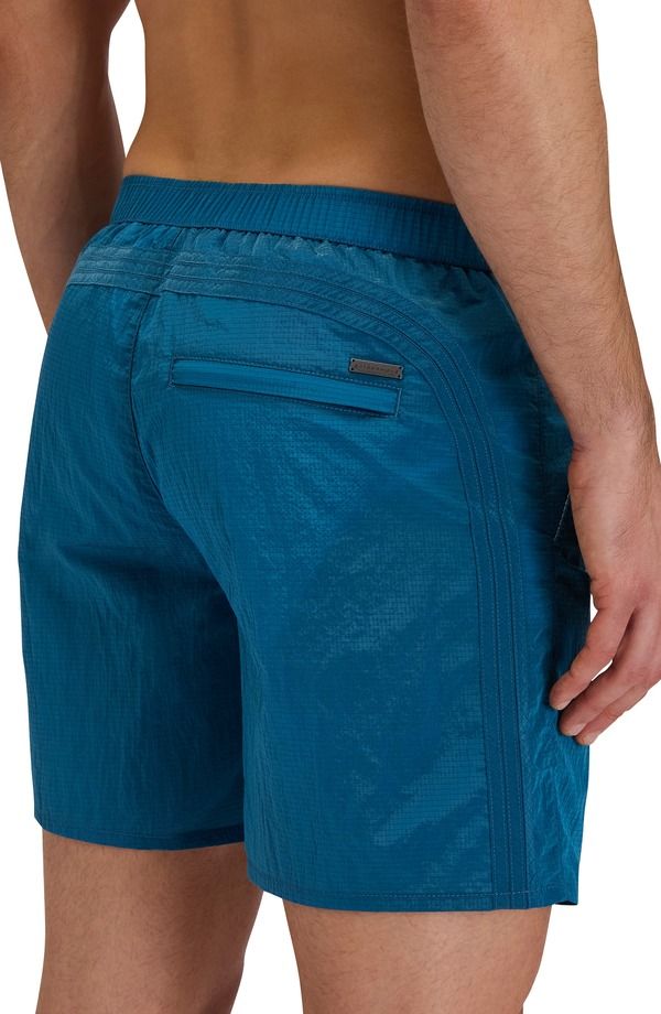 サンデッキ メンズ 水着 ハーフパンツ・ショーツ Sundek Back Elastic Waist Swim Trunks Fjord Blue ブルー