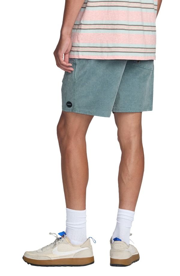 ルーカ メンズ ボトムス ハーフパンツ・ショーツ ショートパンツ コットン キャップ ケープ RVCA Escape Drawstring Cotton Walking Shorts Lead
