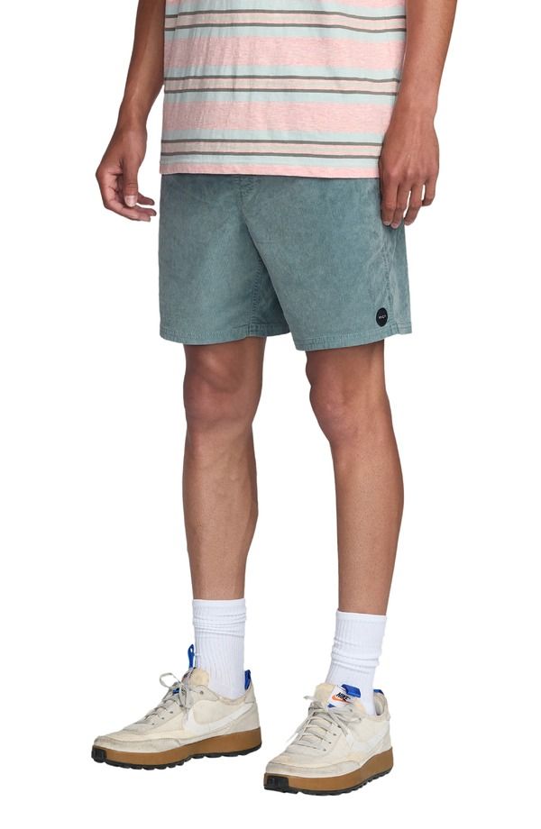 ルーカ メンズ ボトムス ハーフパンツ・ショーツ ショートパンツ コットン キャップ ケープ RVCA Escape Drawstring Cotton Walking Shorts Lead