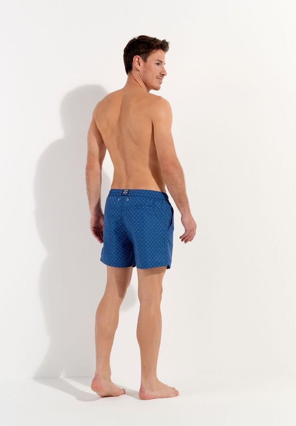 ホム メンズ 水着 ハーフパンツ・ショーツ HOM Hendaye Beach Boxer Blue Print ブルー ホム メンズ 水着 ハーフパンツ・ショーツ HOM Hendaye Beach Boxer Blue Print ブルー