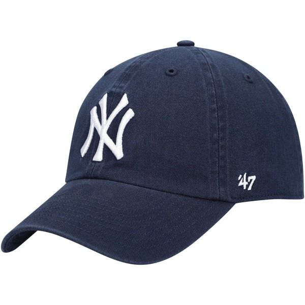 フォーティーセブン メンズ アクセサリー 帽子 Mens 47 Navy New York Yankees Heritage Clean Up Adjustable Hat Navy ネイビー