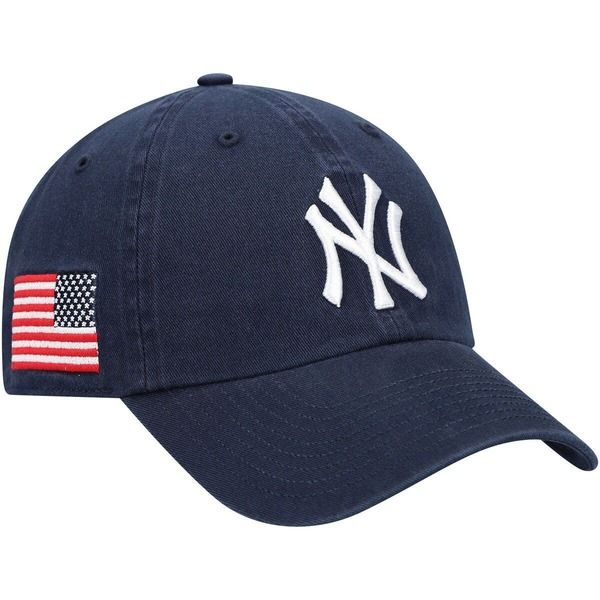 フォーティーセブン メンズ アクセサリー 帽子 Mens 47 Navy New York Yankees Heritage Clean Up Adjustable Hat Navy ネイビー
