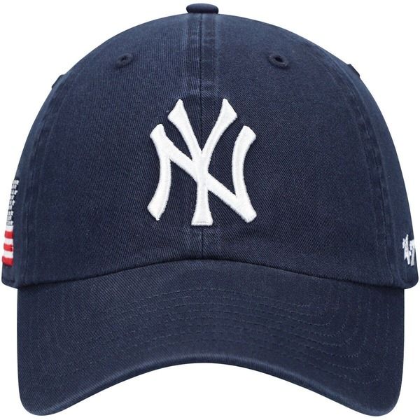 フォーティーセブン メンズ アクセサリー 帽子 Mens 47 Navy New York Yankees Heritage Clean Up Adjustable Hat Navy ネイビー