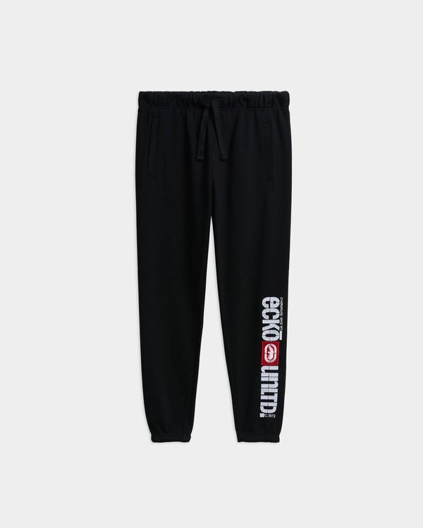 エコー メンズ ボトムス カジュアルパンツ ニット ジョガーパンツ ECKO Legacy Knit Joggers Black ブラック