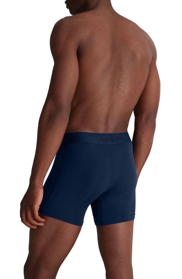 トミージョン メンズ アンダーウェア ボクサーパンツ Tommy John Second Skin Luxe Rib 4Inch Boxer Briefs Dress Blues トミージョン メンズ アンダーウェア ボクサーパンツ Tommy John Second Skin Luxe Rib 4Inch Boxer Briefs Dress Blues