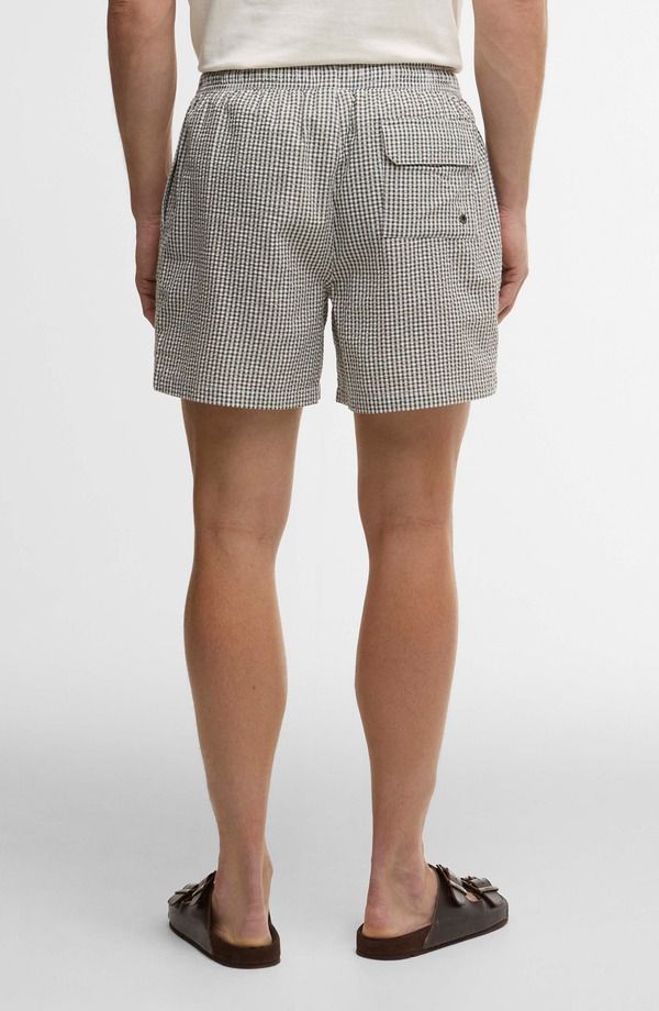 バブアー メンズ 水着 ハーフパンツ・ショーツ ギンガムチェック ギンガム Barbour Gingham Seersucker Swim Trunks Olive オリーブ バブアー メンズ 水着 ハーフパンツ・ショーツ ギンガムチェック ギンガム Barbour Gingham Seersucker Swim Trunks Olive オリーブ