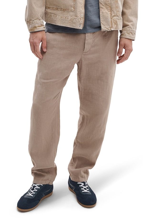 ラグアンドボーン メンズ ボトムス カジュアルパンツ リネン rag bonevan Back Elastic Waist Linen Dress Pants Beige ベージュ