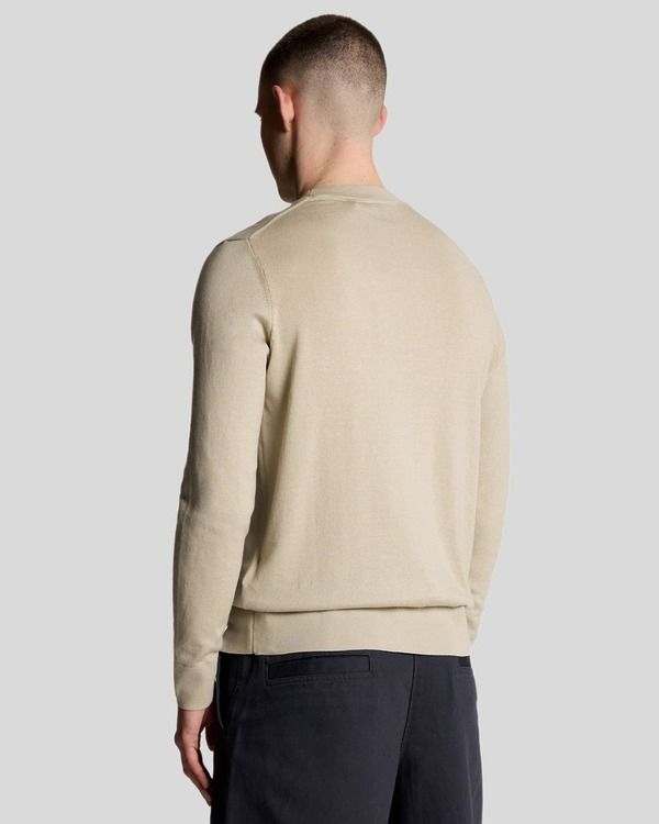 ライルアンドスコット メンズ アウター パーカー・スウェット クルーネック セーター Lyle Scottonal Superfine Crew Neck Sweater Willow Grey グレ