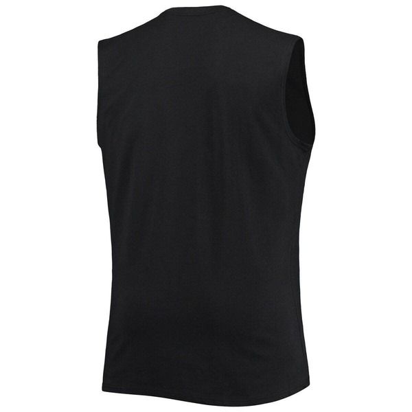 プロファイル メンズ トップス シャツ トール PROFILE Mens Black Cincinnati Bengals Big Tall Muscle Tank Top Black ブラック