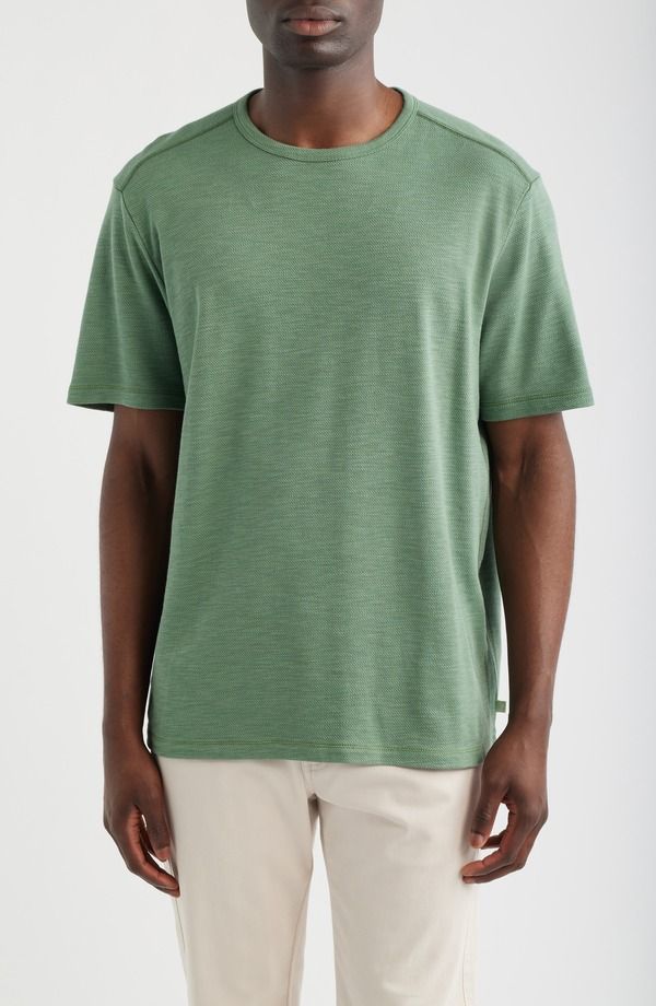 トッミーバハマ メンズ トップス Tシャツ コットン Tommy Bahama Sand Wave Cotton Blend TShirt Natural Mint ミント