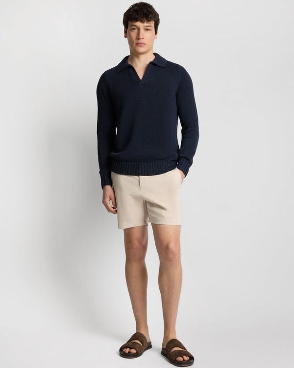 オニア メンズ トップス ポロシャツ コットン Onia Ultra Soft Cotton Johnny Polo Midnight オニア メンズ トップス ポロシャツ コットン Onia Ultra Soft Cotton Johnny Polo Midnight