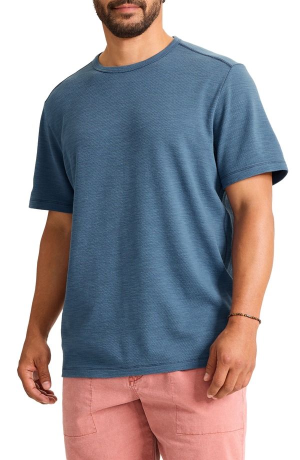 トッミーバハマ メンズ トップス Tシャツ コットン Tommy Bahama Sand Wave Cotton Blend TShirt Blue Note ブルー
