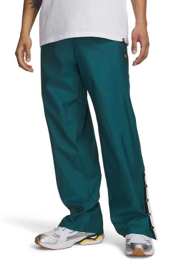 アンダーアーマー メンズ ボトムス カジュアルパンツ Under Armour Icon Woven Pants Rack Green グリーン
