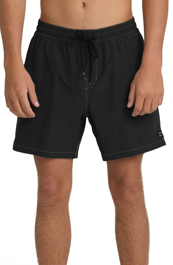 ビラボン メンズ 水着 ハーフパンツ・ショーツ ショートパンツ Billabong Lineup Solid LBoard Shorts Black ブラック