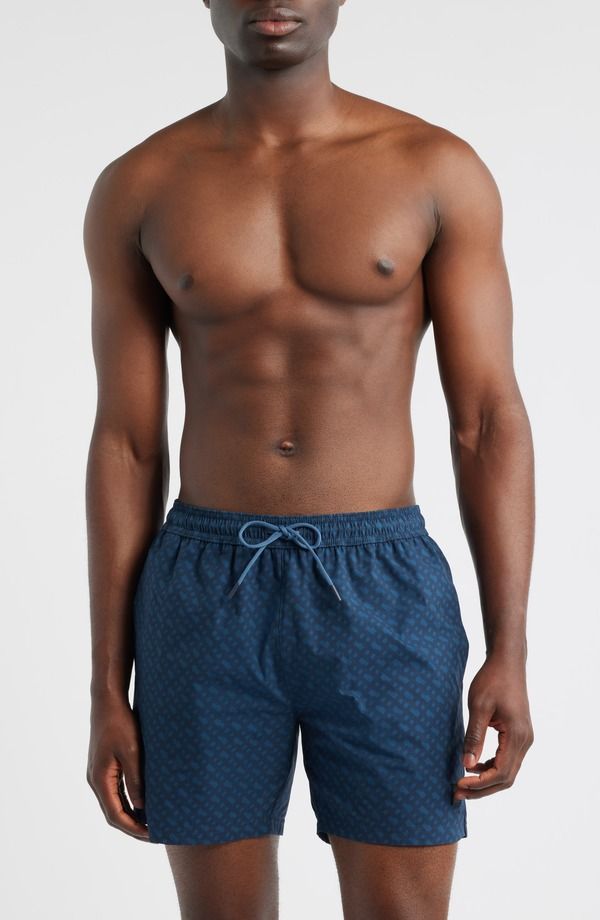 ボス メンズ 水着 ハーフパンツ・ショーツ BOSS Vale Swim Trunks Open Blue ブルー