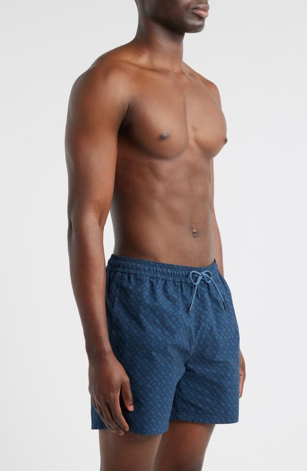 ボス メンズ 水着 ハーフパンツ・ショーツ BOSS Vale Swim Trunks Open Blue ブルー