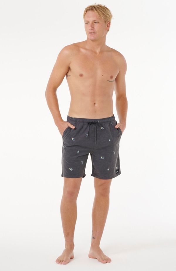 リップカール メンズ 水着 ハーフパンツ・ショーツ Rip Curl Skelly Breach Volley Swim Trunks Black ブラック