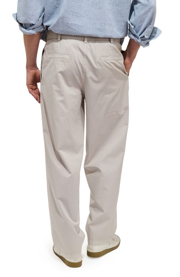 アレックスミル メンズ ボトムス カジュアルパンツ プリーツ コットン Alex Mill Georges Pleated Cotton Pantstone ストーン