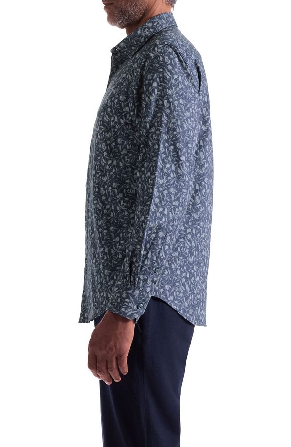 ブガッチ メンズ トップス シャツ フラワー柄 プリント コットン フラワー Bugatchi Julian Shaped Fit Floral Print Cotton ButtonUp Shirt