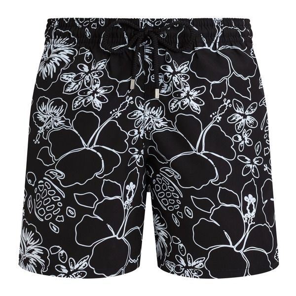 ヴィルブレクイン メンズ 水着 ハーフパンツ・ショーツ ショートパンツ Vilebrequin Men Swim Shorts Tropical Turtles Ink Black ブラック