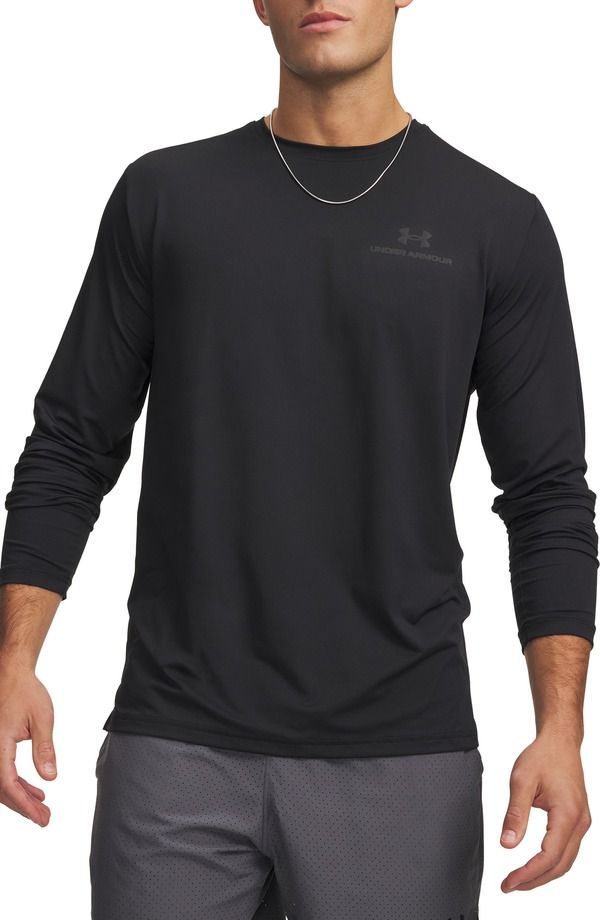 アンダーアーマー メンズ トップス Tシャツ Under Armour Vanish Energy Moisture Wicking TShirt Black ブラック