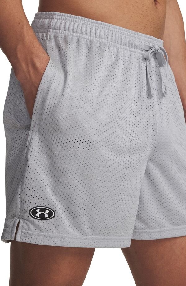 アンダーアーマー メンズ ボトムス ハーフパンツ・ショーツ メッシュ ショートパンツ Under Armour Icon Meshorts Mod Gray グレー