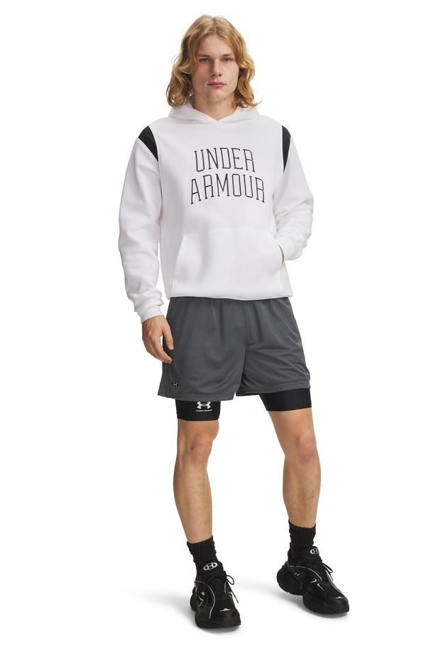 アンダーアーマー メンズ ボトムス ハーフパンツ・ショーツ メッシュ ショートパンツ Under Armour Icon Meshorts Pitch Gray グレー