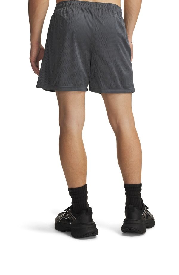 アンダーアーマー メンズ ボトムス ハーフパンツ・ショーツ メッシュ ショートパンツ Under Armour Icon Meshorts Pitch Gray グレー