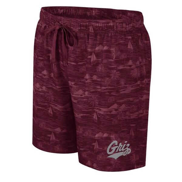 コロシアム メンズ 水着 ハーフパンツ・ショーツ ショートパンツ Mens Colosseumaroon Montana Grizzlies Ozark Swim Shorts Maroon マルーン